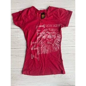 Disneys The Lion King V-Neck T-Shirt Size Sm/M